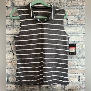 Nike Dryfit sleeveless small collared golf/everyday shirt. Brand new with tags